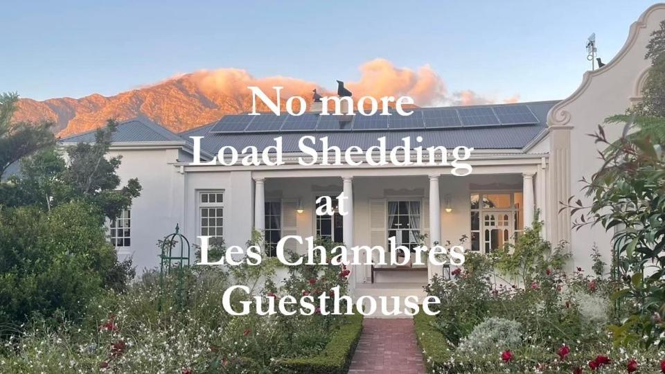 Les Chambres Guest House Franschhoek Extérieur photo